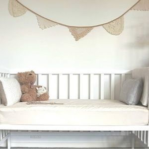GOTS & OEKO-TEX Organic Cotton Crib Mattress Pad - Standard Size